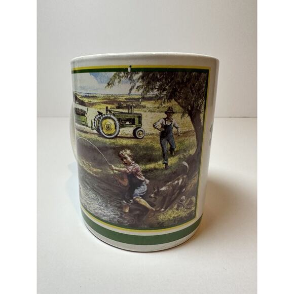John Deere Tractor Coffee Cup Mugs Moline, Ill Collectable Promotional Coffee - Picture 3 of 7